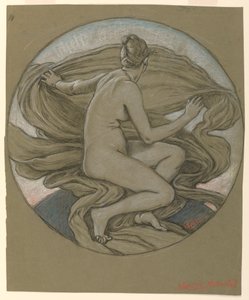 朝顔 作： Elihu Vedder